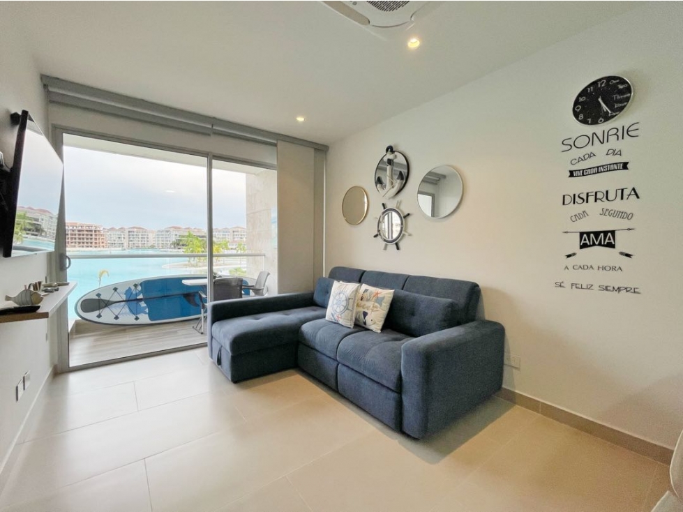 VENTA apartamento amoblado 1 ALC con vista a la Laguna en Baia Kristal — foto 4