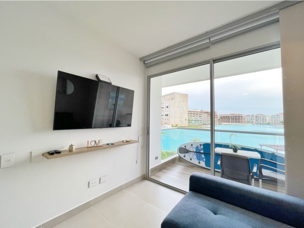 VENTA apartamento amoblado 1 ALC con vista a la Laguna en Baia Kristal — foto 6