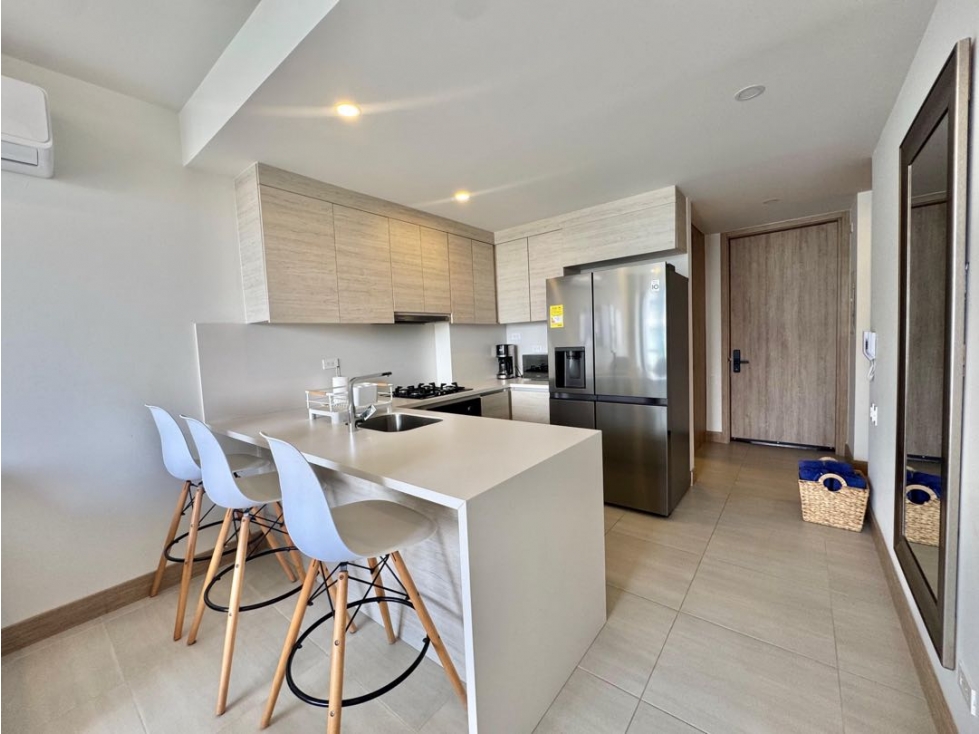 VENTA apartamento AMOBLADO 2 alcobas MORROS EOS | Serena del mar — foto 5