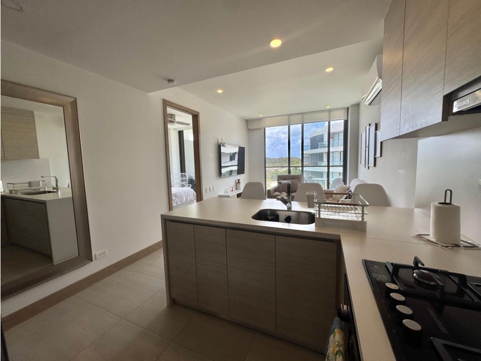 VENTA apartamento AMOBLADO 2 alcobas MORROS EOS | Serena del mar — foto 6