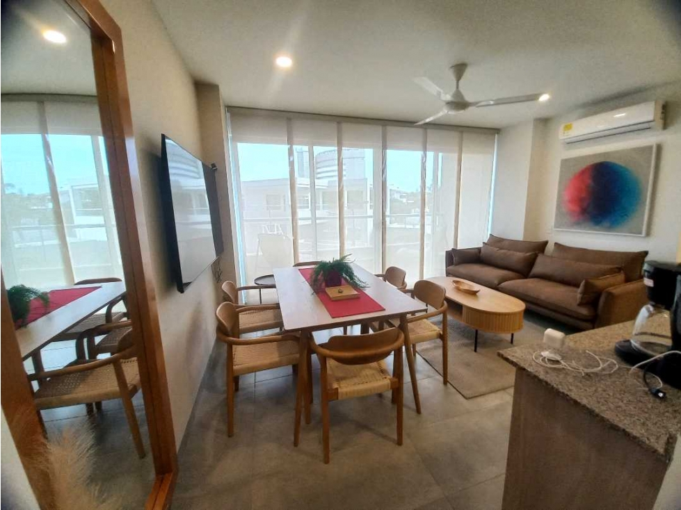 VENTA APARTAMENTO AMOBLADO SANTA MARTA