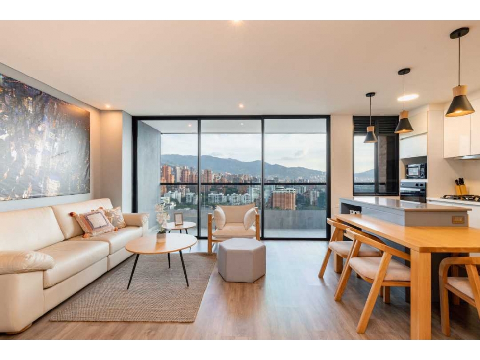 VENTA APARTAMENTO AMOBLADO EN PARMA PISO ALTO POBLADO, MEDELLÍN — foto 3