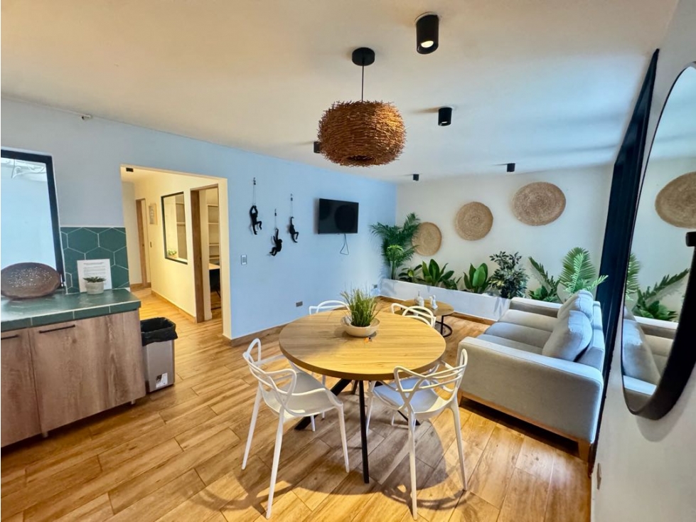 VENTA APARTAMENTO AMOBLADO EN MANILA EL POBLADO EXCELENTE PARA AIRBNB