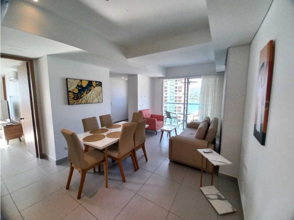 VENTA APARTAMENTO AMOBLADO PERMISO TURISMO EN RODADERO SUR SANTA MARTA — foto 3