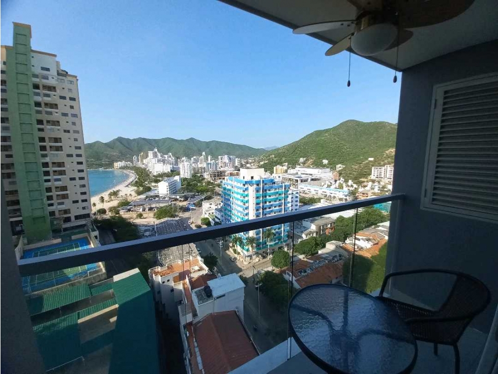 VENTA APARTAMENTO AMOBLADO PERMISO TURISMO EN RODADERO SUR SANTA MARTA — foto 2