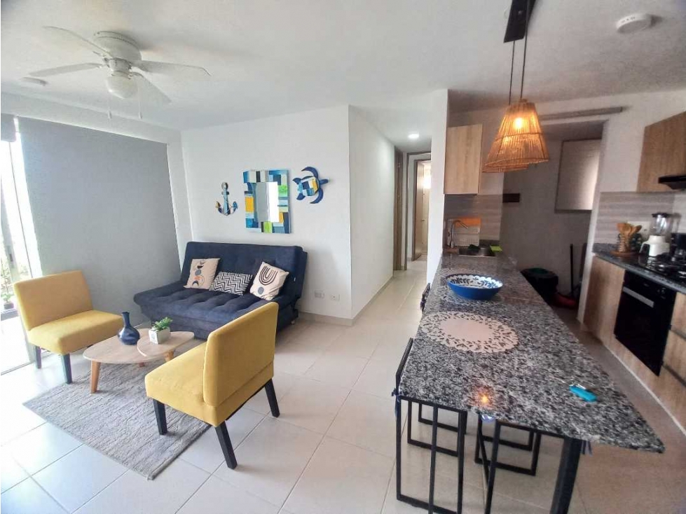 VENTA APARTAMENTO AMOBLADO TURISTICO EN POZOS COLORADOS SANTA MARTA