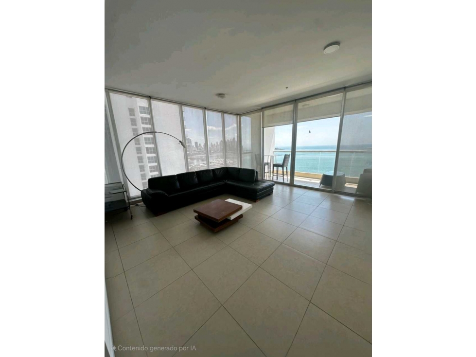 VENTA APARTAMENTO AMOBLADO VISTA AL MAR  AV BALBOA MB