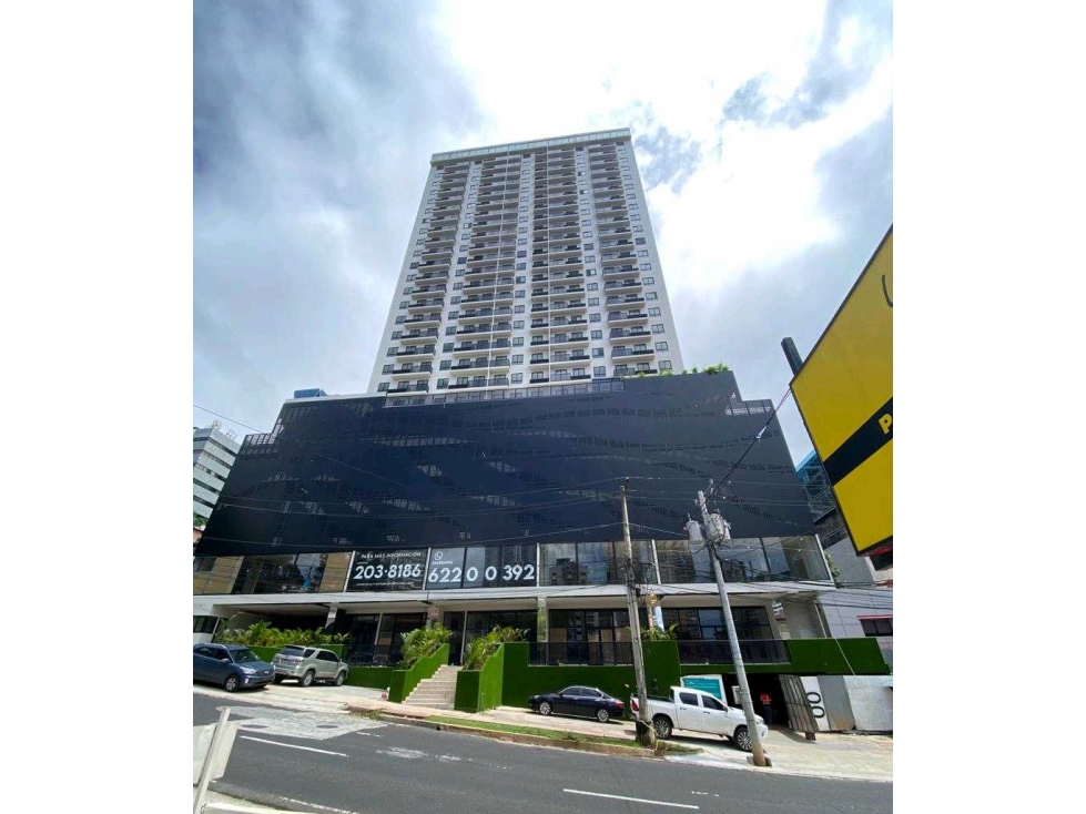 VENTA APARTAMENTO CALLE 50 PH THE GRAY LINEA BLANCA SEMI AMUEBLADO
