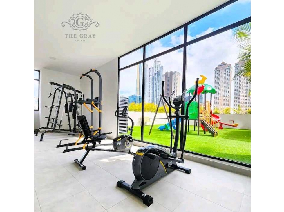 VENTA APARTAMENTO CALLE 50 PH THE GRAY LINEA BLANCA SEMI AMUEBLADO — foto 4