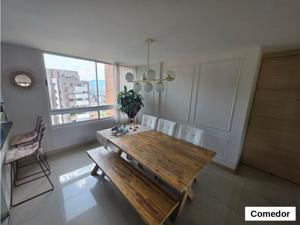 Venta Apartamento Castropol, Poblado, Medellín, 117 m2 Excelente vista — foto 4