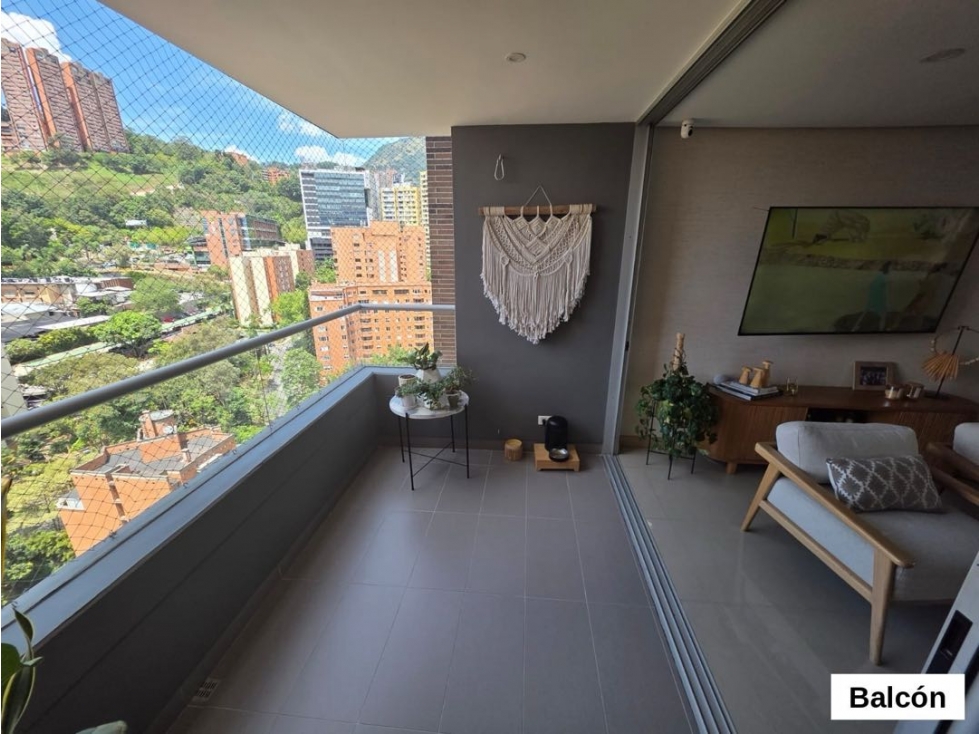 Venta Apartamento Castropol, Poblado, Medellín, 117 m2 Excelente vista — foto 6