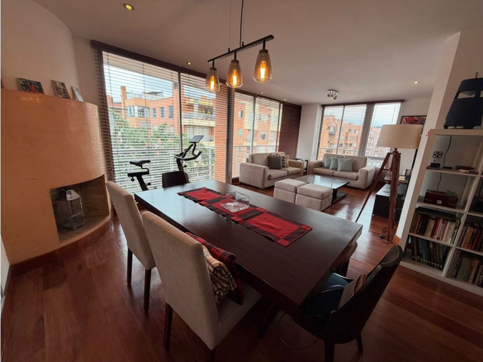 Venta apartamento chico norte exterior 120m 2 habs 2 parqueaderos — foto 3