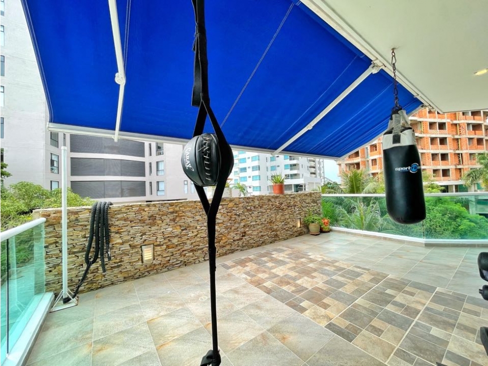 Venta Apartamento Cielo Mar Con Terraza 2 Alcobas Aquanova Cartagena — foto 3