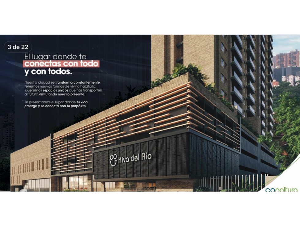 VENTA APARTAMENTO CIUDAD DEL RÍO CESIÓN DE DERECHOS