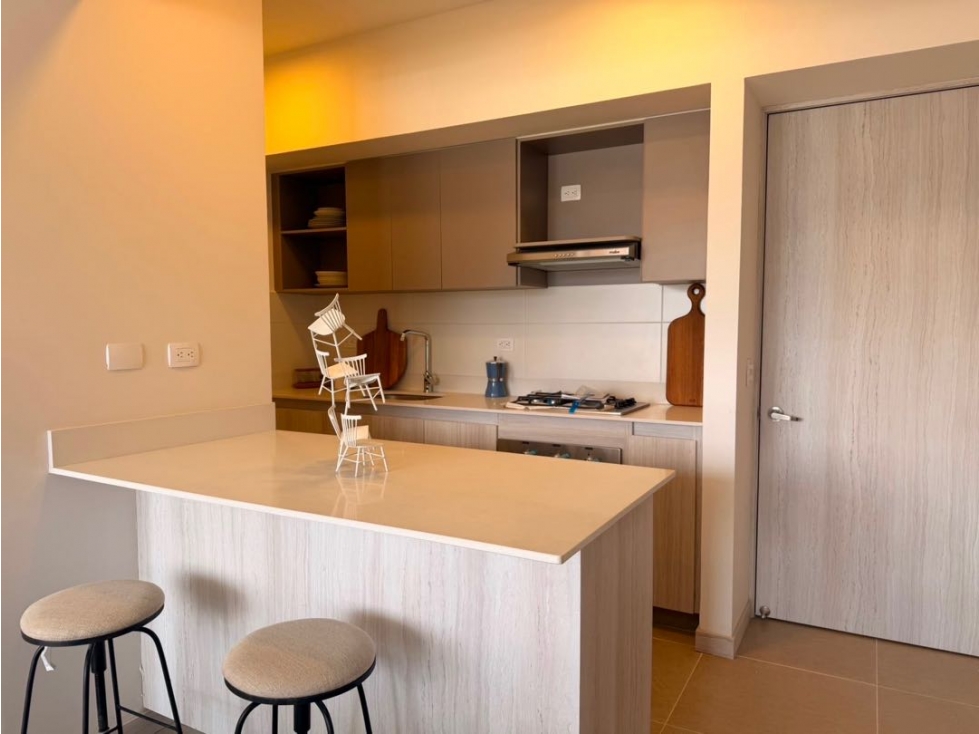 Venta apartamento con balcón. Ciudad del Río. Unidad completa. — foto 3