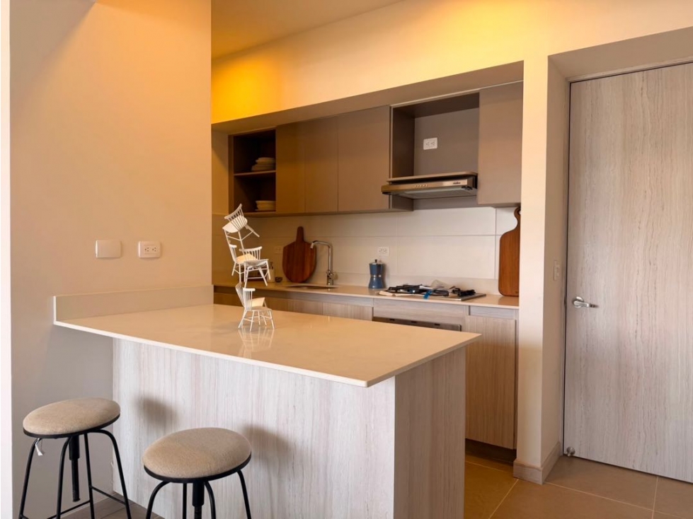 Venta apartamento con balcón. Ciudad del Río. Unidad completa. — foto 4