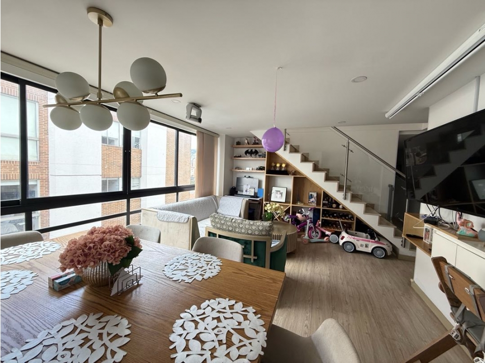 Venta apartamento con terraza en cedritos