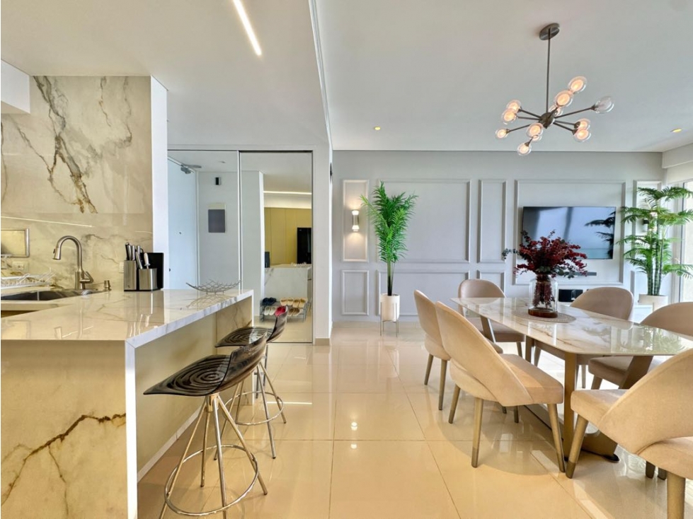 VENTA! Apartamento con vista al mar en Bocagrande! Edificio Turístico!