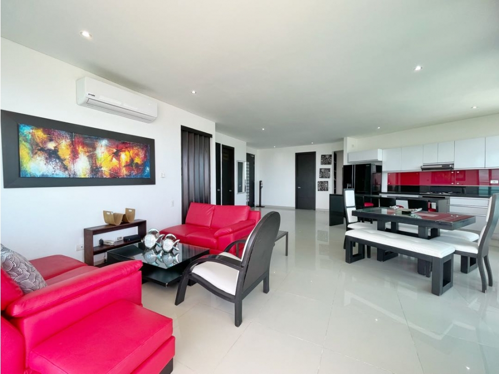 Venta apartamento con Vista frente al Mar en Seaway Morros Cartagena — foto 2