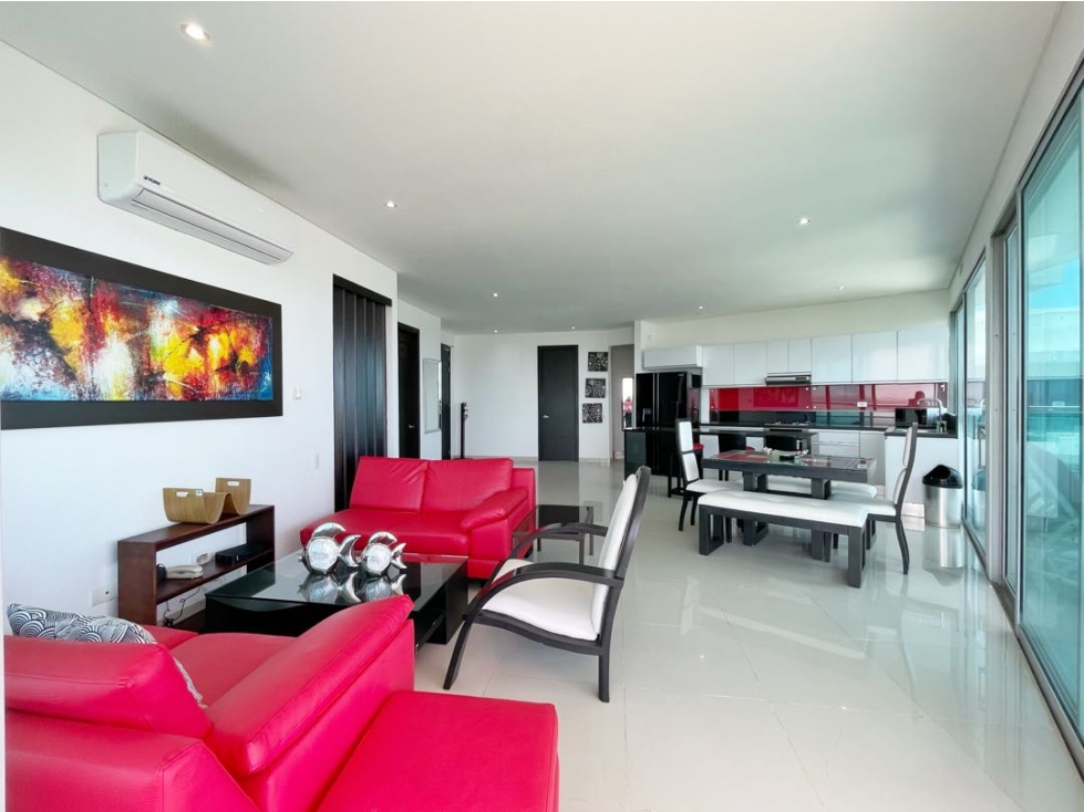 Venta apartamento con Vista frente al Mar en Seaway Morros Cartagena — foto 4