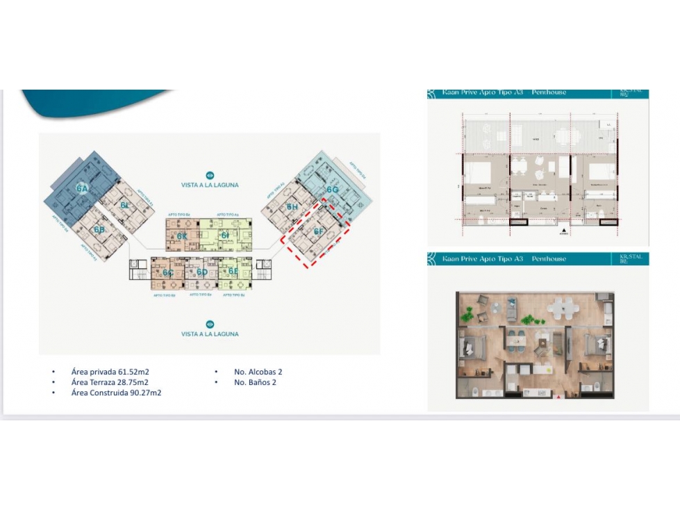 Venta apartamento Cristal Blu Cartagena Cesión de Derechos — foto 4