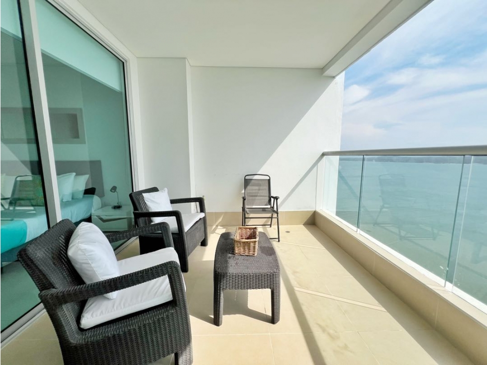 Venta apartamento de 1 alcoba en edificio PALMETTO SUNSET en laguito