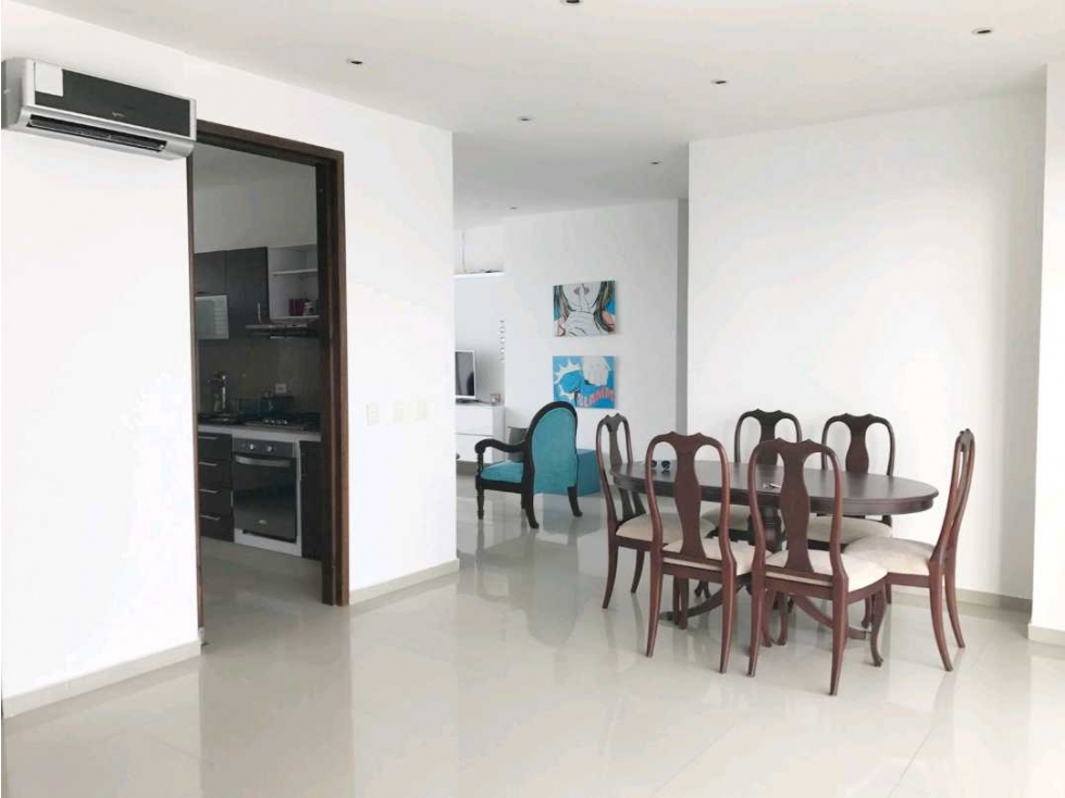 VENTA APARTAMENTO DE 2 ALCOBAS EDIFICIO LUNA DEL MAR MANGA CARTAGENA
