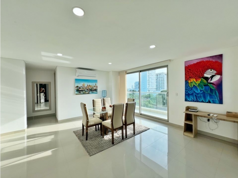 Venta apartamento de 3 alcobas en Edificio Frontier Crespo - Cartagena