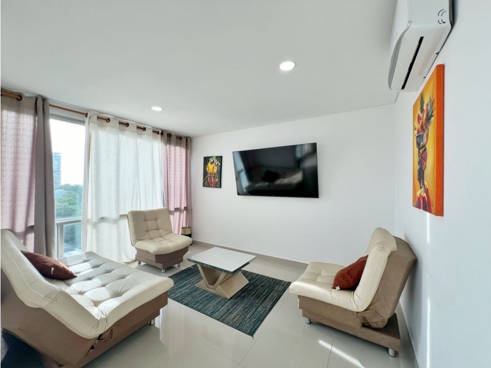 Venta apartamento de 3 alcobas en Edificio Frontier Crespo - Cartagena — foto 2