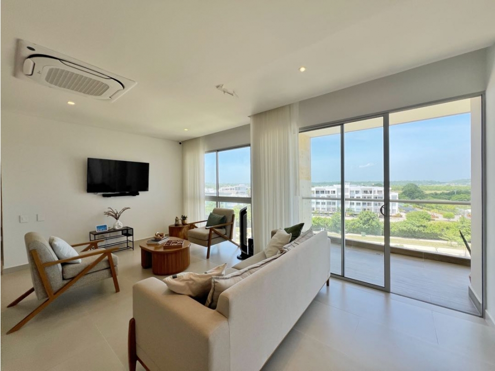 Venta apartamento de 4 alcobas Baia Kristal Zona Norte Cartagena — foto 2