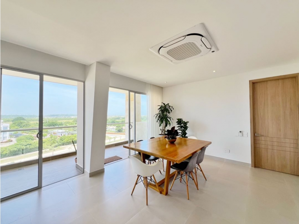 Venta apartamento de 4 alcobas Baia Kristal Zona Norte Cartagena — foto 4