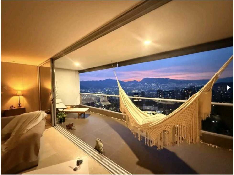 VENTA APARTAMENTO EL POBLADO CON VISTA Y ACCESO PALMAS -COLA DEL ZORRO