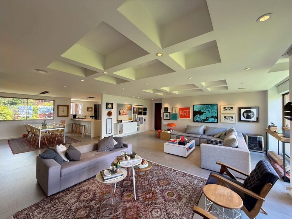 VENTA APARTAMENTO EL POBLADO LA SUPERIOR CERCA AL TESORO | 210 m²