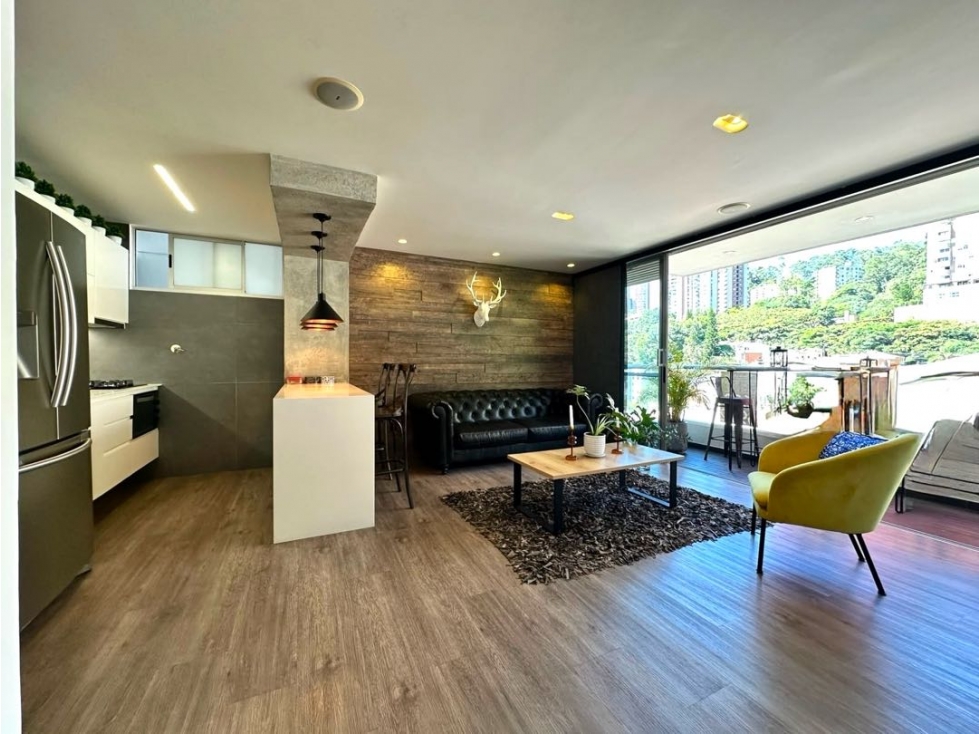 Venta apartamento. El Poblado, Loma del Indio. Unidad completa. — foto 2