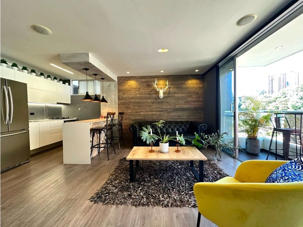 Venta apartamento. El Poblado, Loma del Indio. Unidad completa. — foto 3
