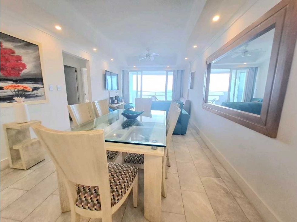 VENTA APARTAMENTO EN CARTAGENA BOCAGRANDE FRENTE AL MAR TORRECARIBE — foto 2