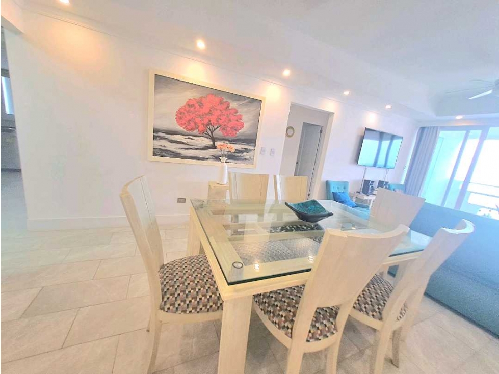 VENTA APARTAMENTO EN CARTAGENA BOCAGRANDE FRENTE AL MAR TORRECARIBE