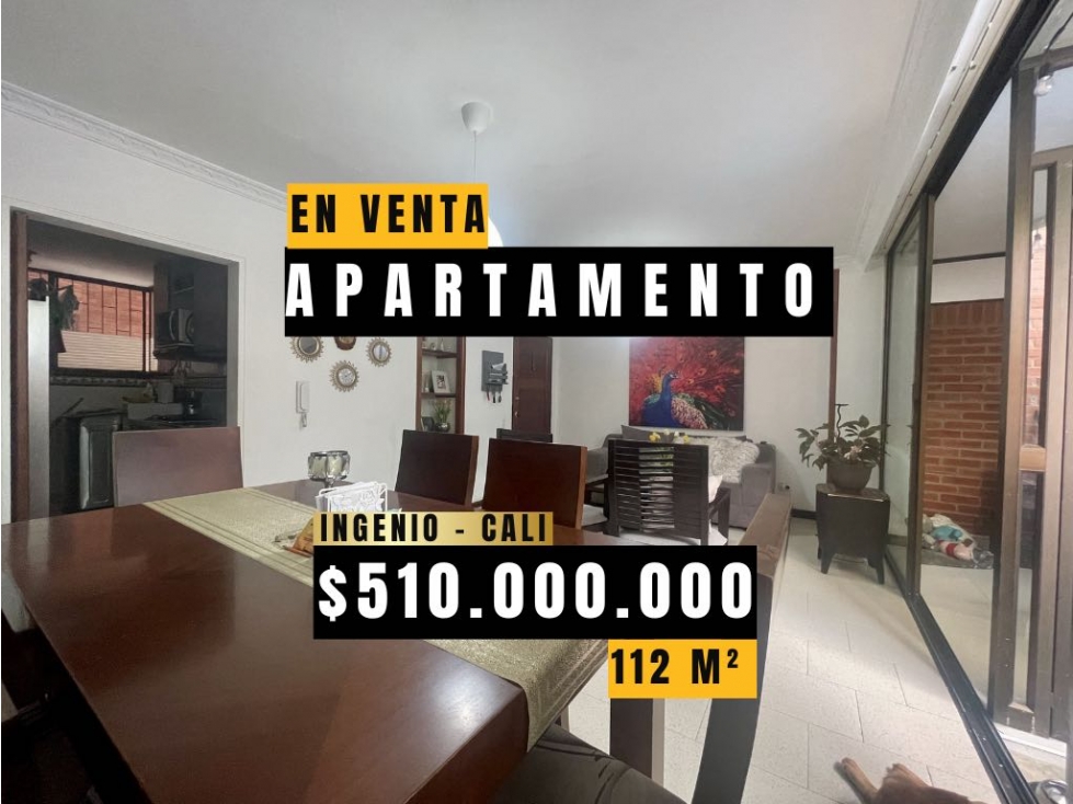 VENTA APARTAMENTO EN EL INGENIO - CALI - CR - WC