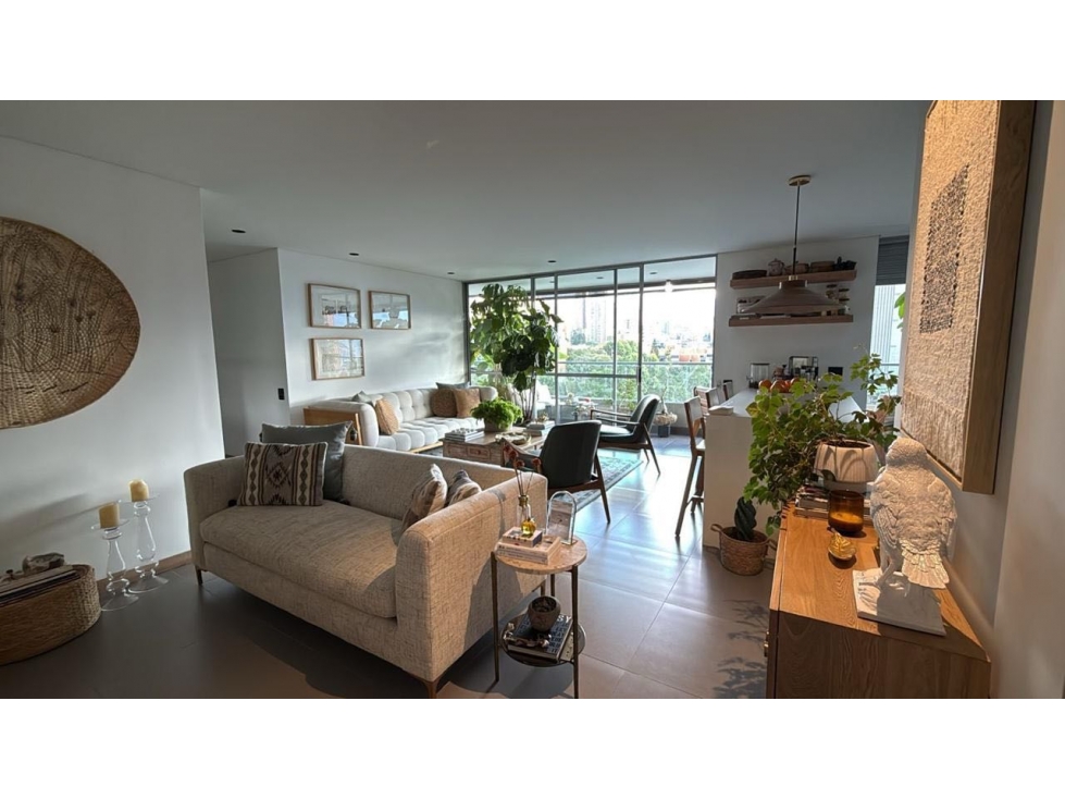 Venta apartamento en el poblado de 103 mts