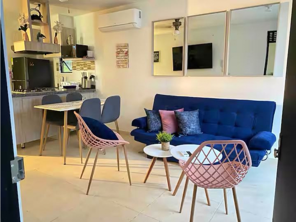 VENTA APARTAMENTO AMOBLADO EN LA TEBAIDA