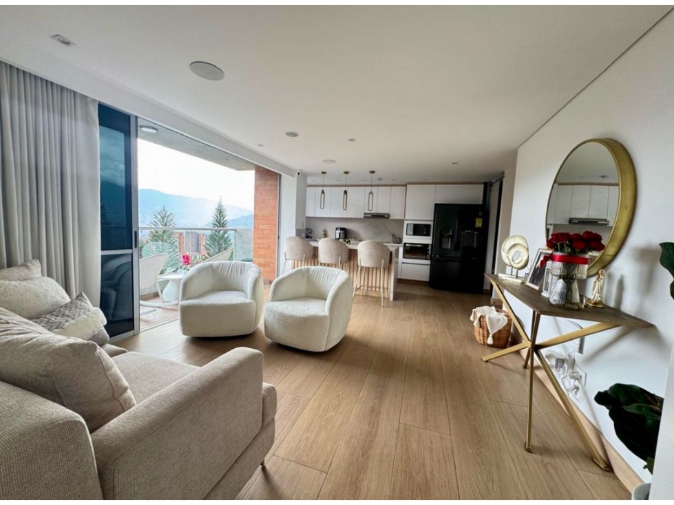 VENTA APARTAMENTO ENVIGADO CERCA TERRACINA-TRANVERSAL INTERMEDIA-90Mt2