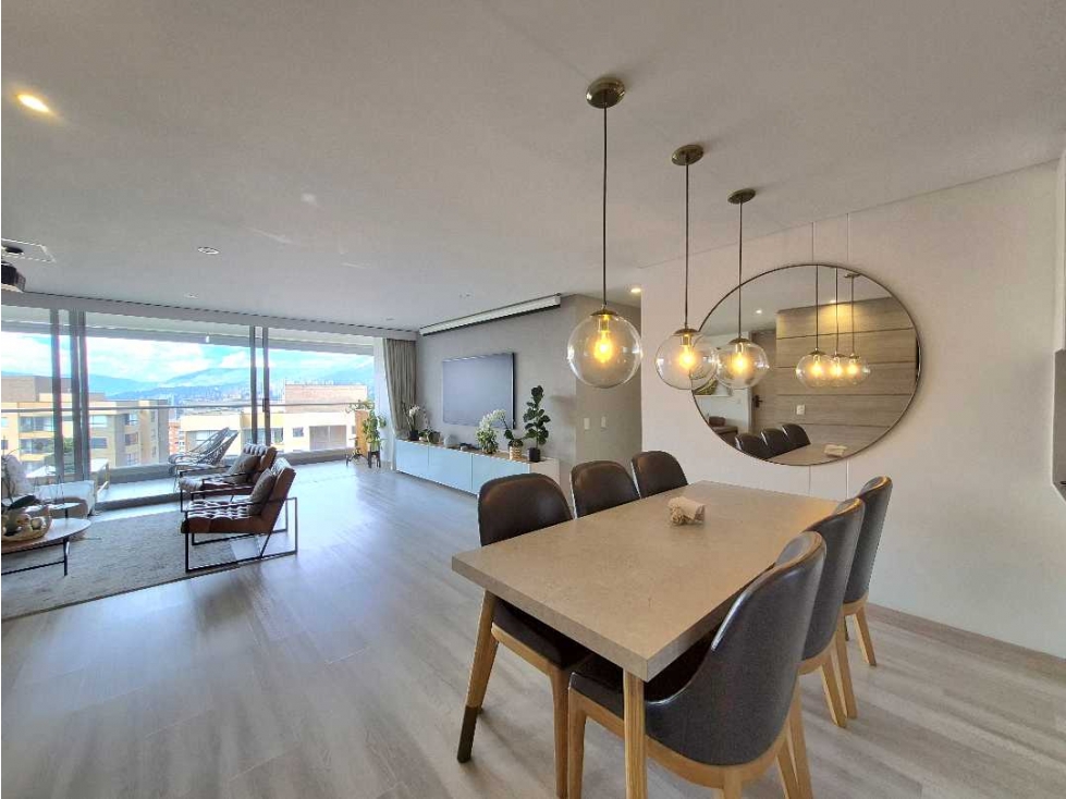 VENTA APARTAMENTO ENVIGADO LOMA DE LAS BRUJAS - VISTA A CIUDAD — foto 5