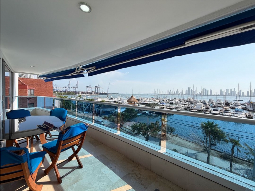 Venta apartamento frente a la bahía 3 alcobas Edificio Atalaya Manga — foto 2