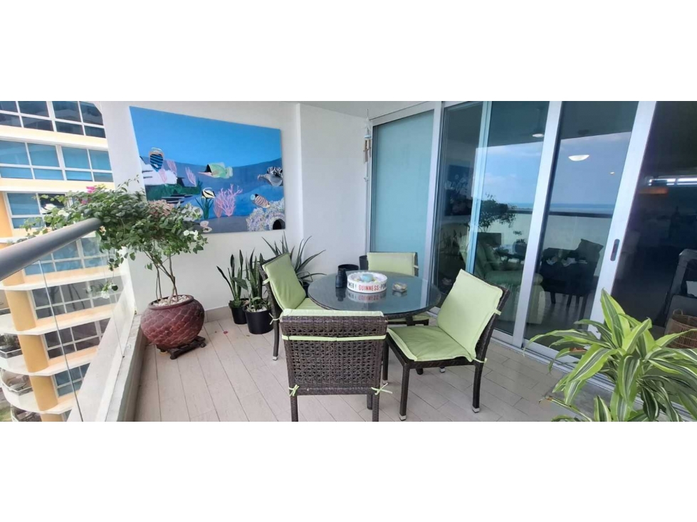 VENTA APARTAMENTO GORGONA PH BAHIA VISTA AL MAR BALCON 128M2 AMOB. JJ — foto 6