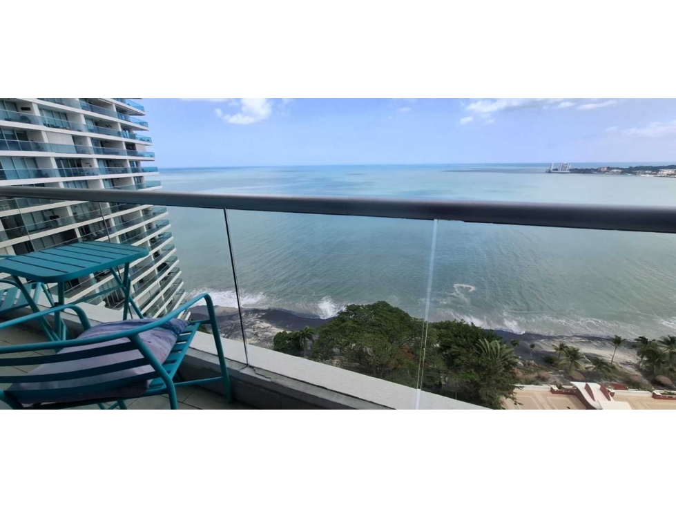 VENTA APARTAMENTO GORGONA PH BAHIA VISTA AL MAR BALCON 128M2 AMOB. JJ — foto 3