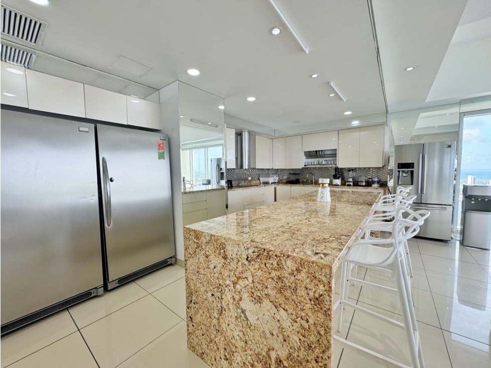 Venta apartamento PENTHOUSE H2 condominio Bocagrande Cartagena — foto 3