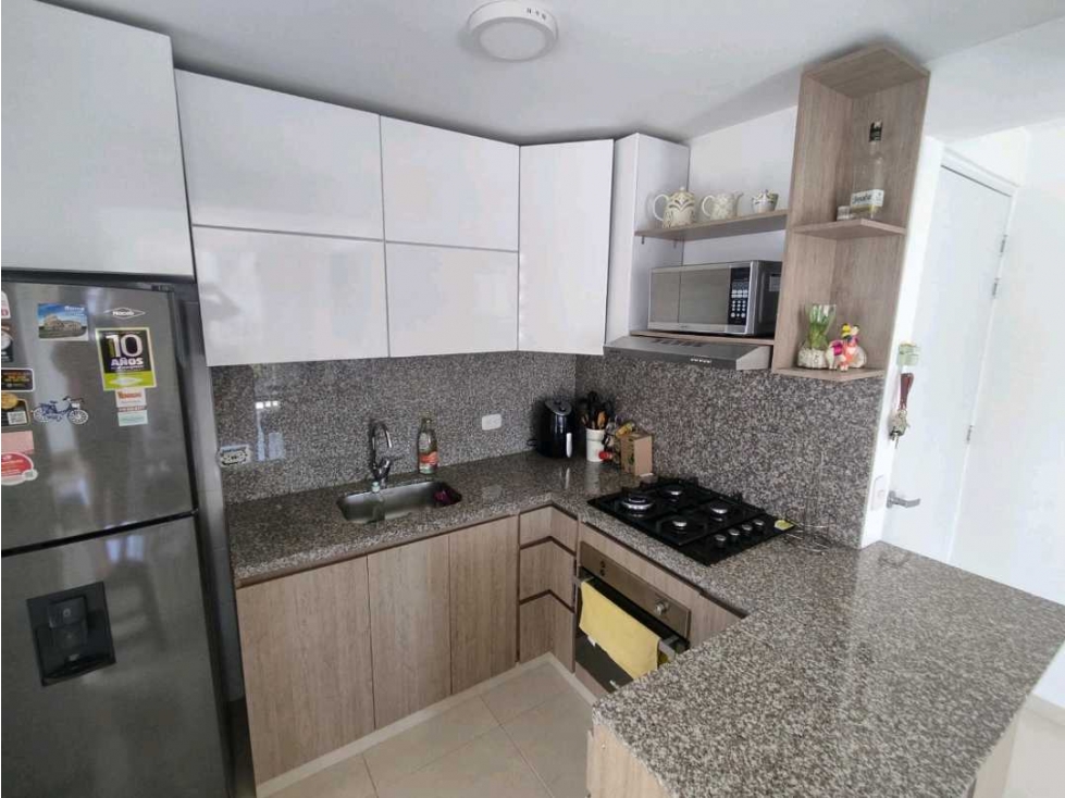 VENTA APARTAMENTO PISO 5 MAGENTA CIUDAD MELENDEZ V.LILI SUR CALI (JH) — foto 3
