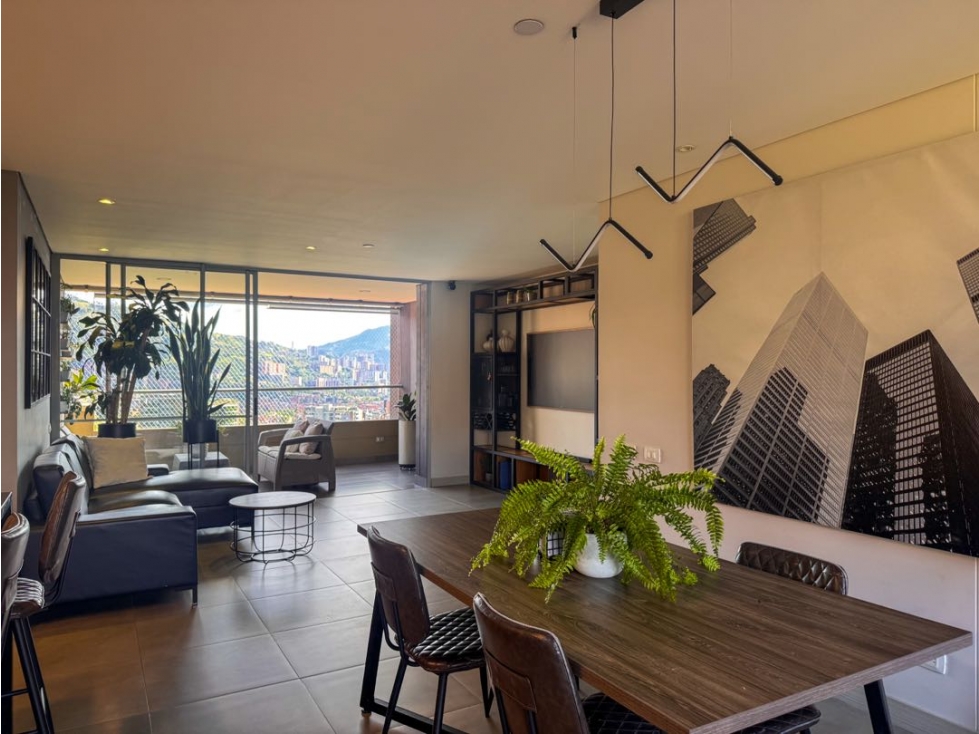 VENTA APARTAMENTO PISO ALTO CON VISTA, LOMA BENEDICTINOS, ENVIGADO — foto 6