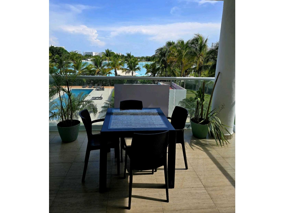 VENTA APARTAMENTO EN PLAYA BLANCA 2R CON BALCON Y HERMOSA VISTA — foto 2