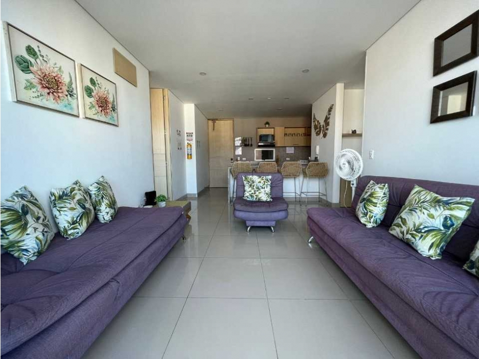 VENTA APARTAMENTO PLAYA SALGUERO SANTA MARTA RM12RD Piso Alto — foto 4